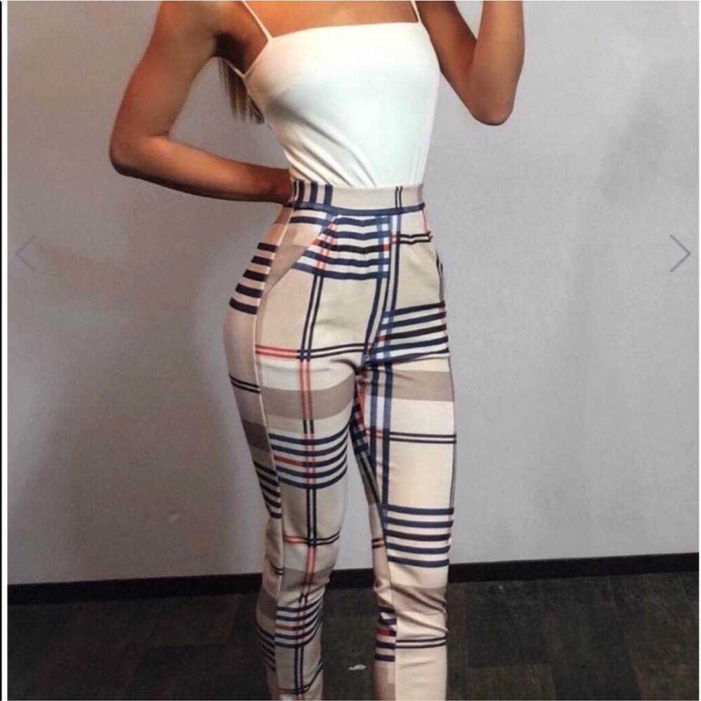 Checkered pants